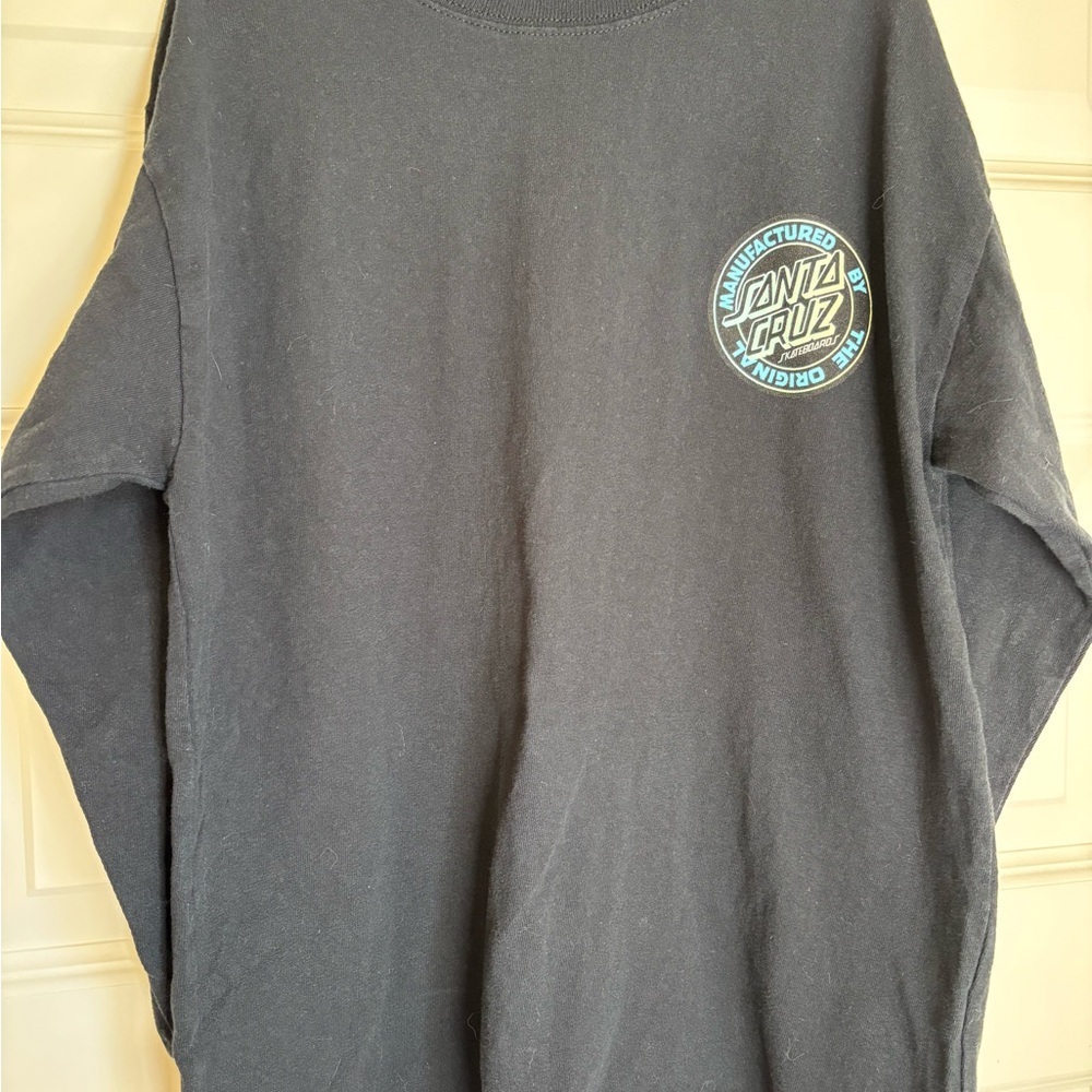 Santa Cruz Skateboards Black Long Sleeve Tee